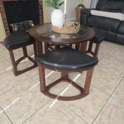 Coffee Table  With  4 Chair