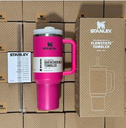 Pink Stanley Water Bottle
