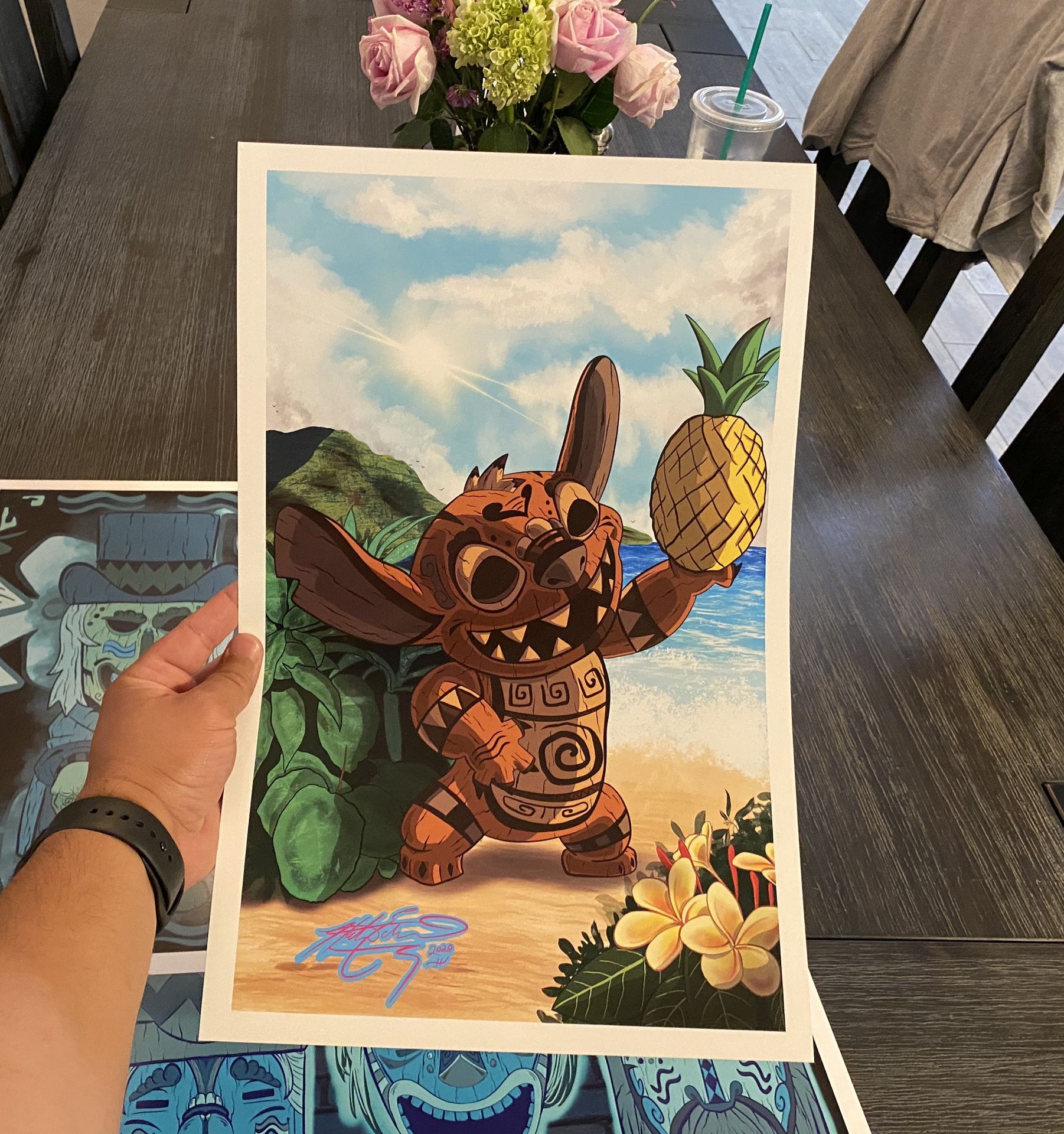 Tiki Stitch Print (size 11x17)