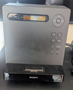 Sony FM Radio Speaker Dock System w/ Phillips bookshelf spealers