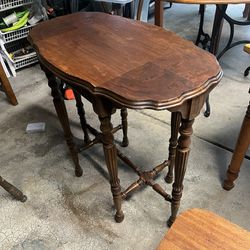 antique six leg parlor table