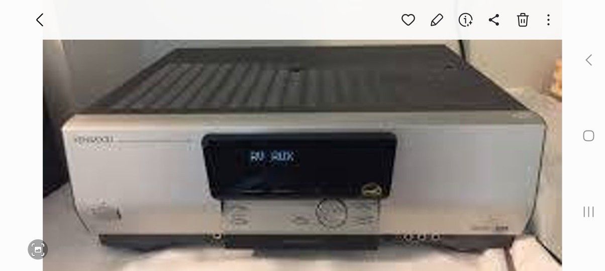 Audio video surround receiver, Kenwood