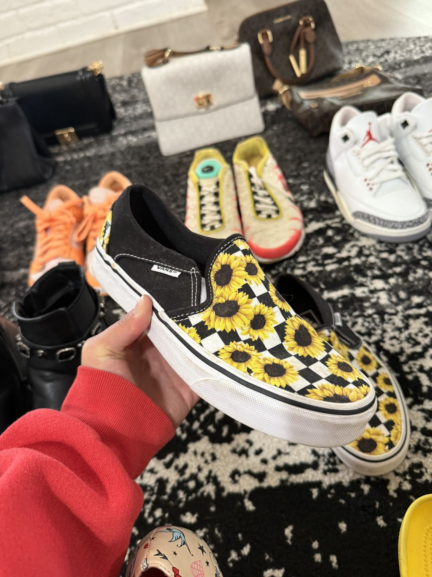 VANS SUNFLOWER SNEAKERS