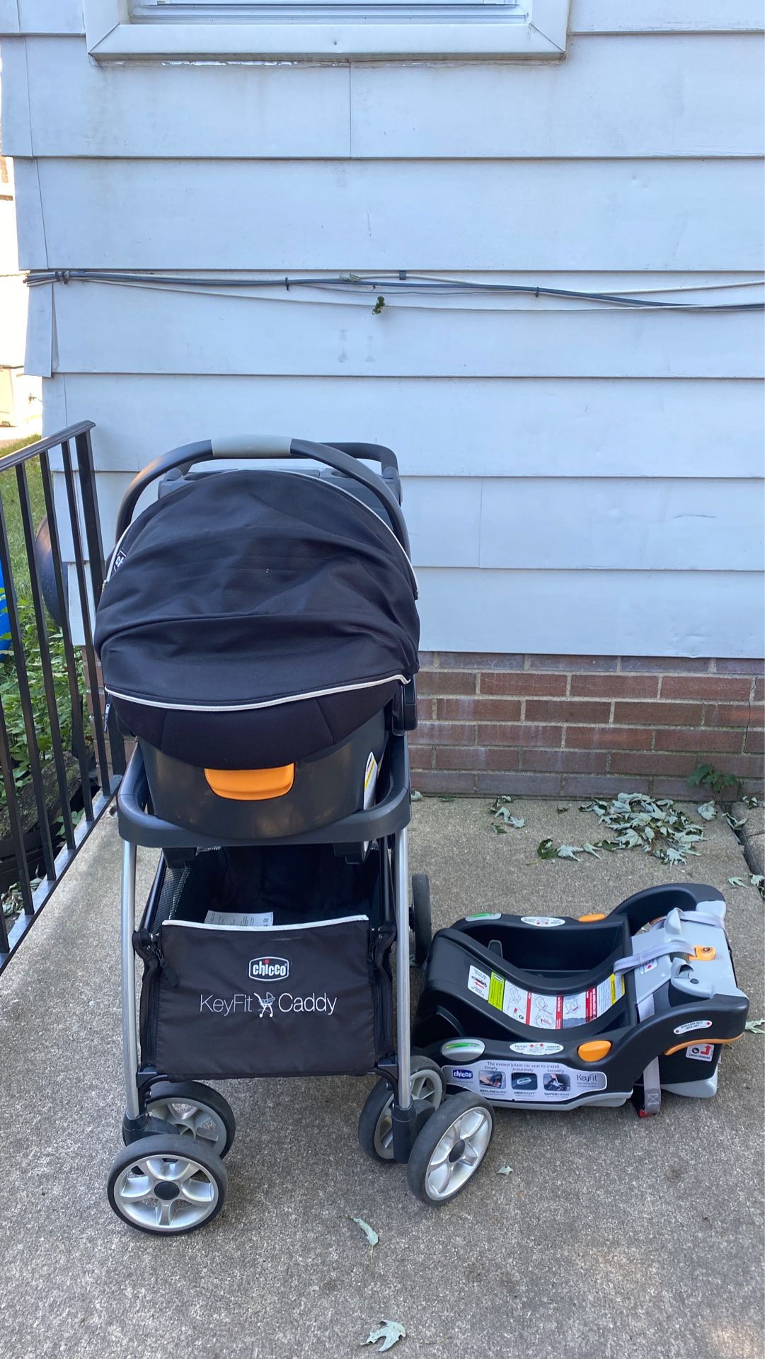 Chico stroller with car seat and base