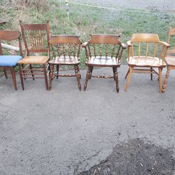 20 Antique Wooden Chairs