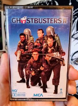 Ghostbusters 2 soundtrack cassette tape