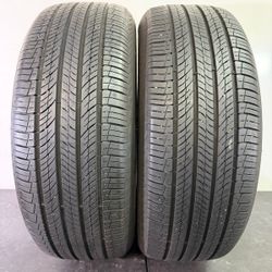 225 60 17  Hankook  Dynapro HP2 - 2 Used Tires 80% Life 