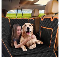 Pet backseat car extender - Hard shell bottom - Mesh window - 400lbs capacity