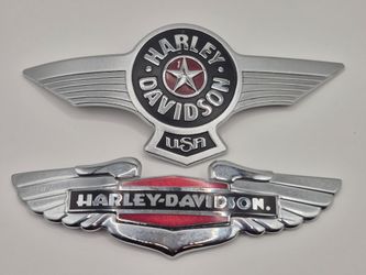 Harley Davidson OEM fuel tank emblems