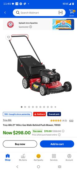 Troy Built lawnmower