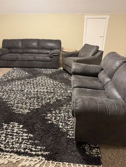 couch, Loveseat, And Chair