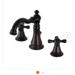 Kingston Brass American Classic 8 in. Widespread 2-Handle Bathroom Faucet in Oil Rubbed Bronze