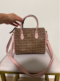 Pink and brown Juicy Couture purse
