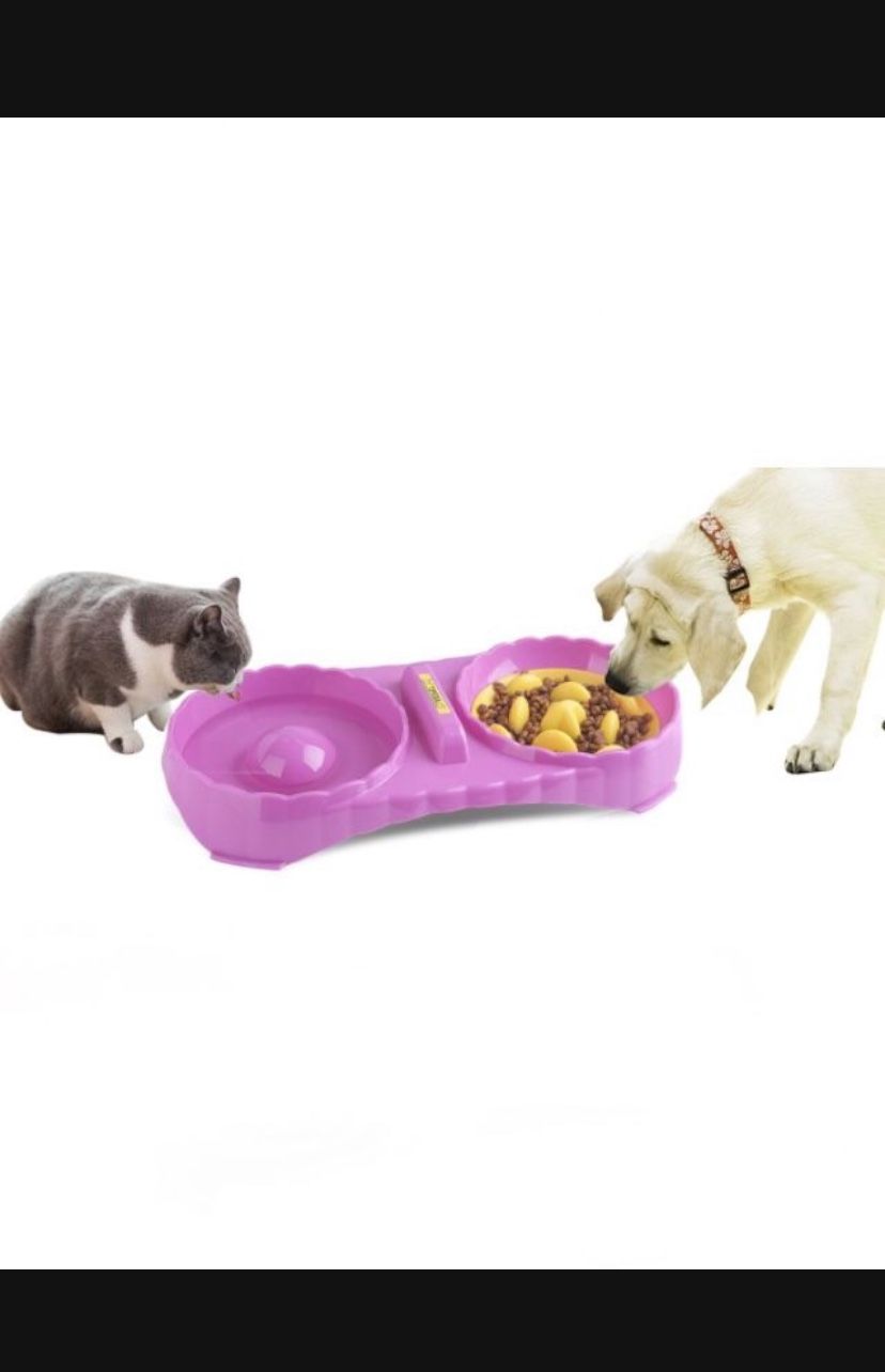 Double Bowl Feeding Station