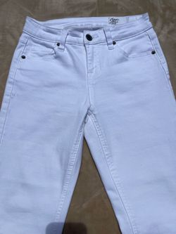 Cosmic blue women’s white jeans size 25