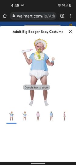 Big Booger Adult Baby Costume