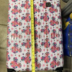 Big Disney Micky Minnie Mouse Floral Travel Suitcase Luggage 