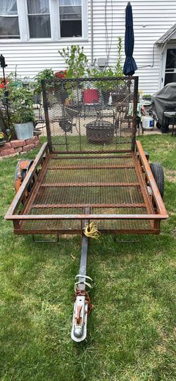 Steel Mesh Utility Trailer/NO TITLE