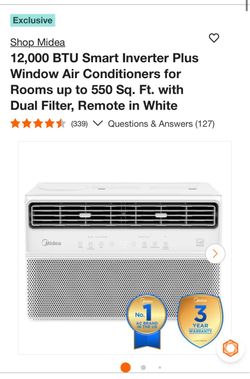 Brand New Midea AC window unit
