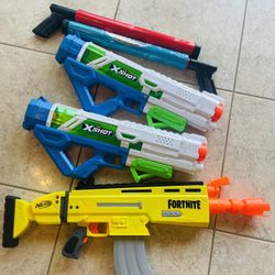 Nerf, X Shot Water Guns 