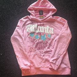 Pink Atlanta Sp5der Hoodie