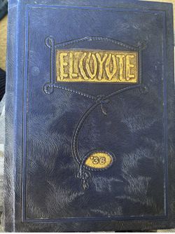 1938 Roswell High school Yearbook, Roswell, New Mexico “EL COYOTE”