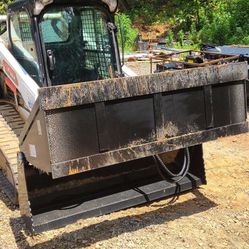 72” Smooth Bucket 4-in-1 Combo Bucket For Skid Steer