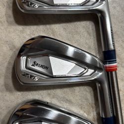 Srixon Zxi5 and 7 combo set with Steelfiber Stiff 110cw shafts