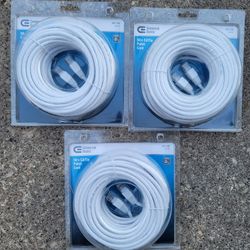 Cat 5e 50ft (3x), New Never Opened 