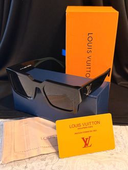 Louis Vuitton Black Sunglasses with Crystal Embellishments