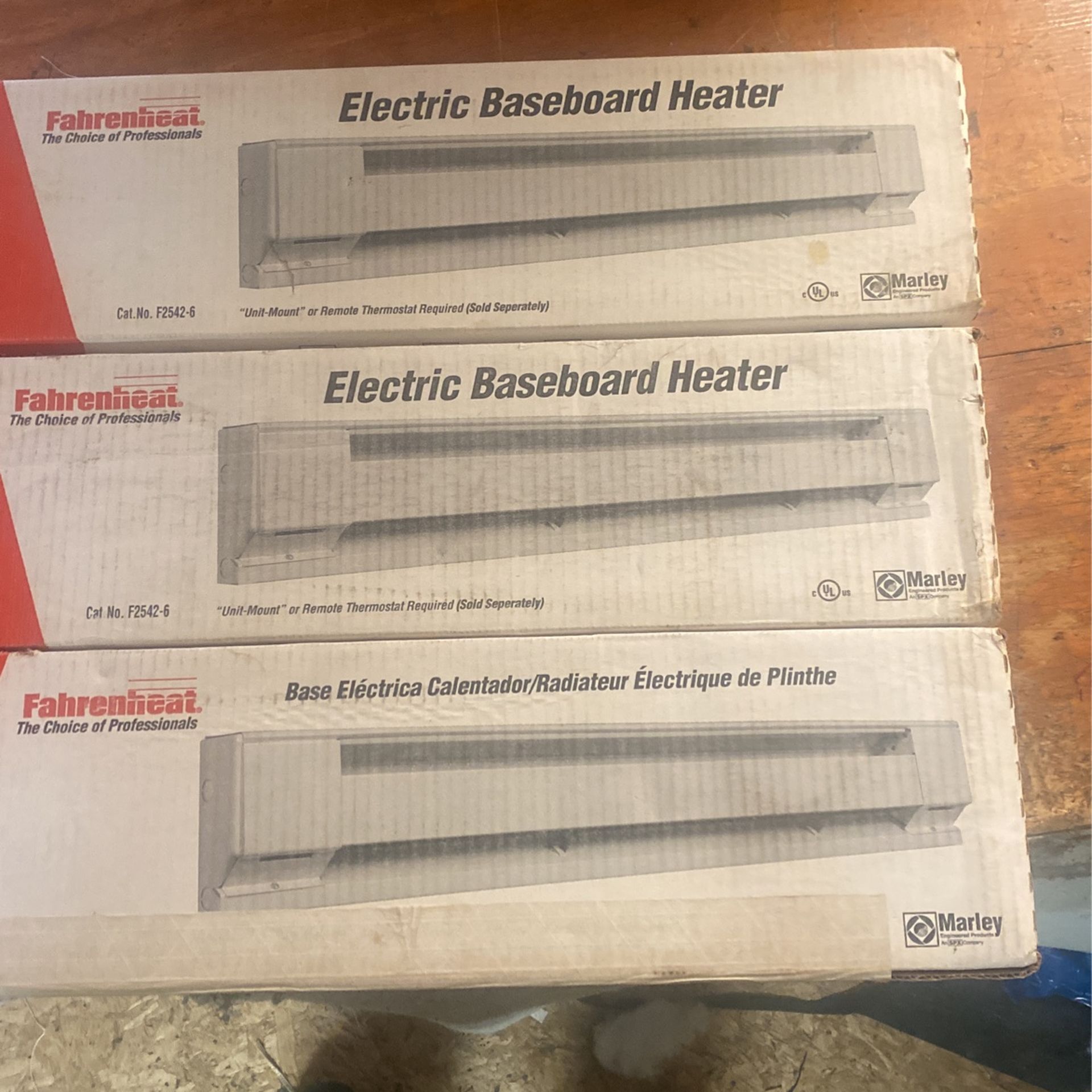 Electric baseboard heaters