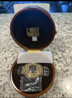 WWE Wrestlemania 42 Roulette Table Mini Belt I WAS THERE