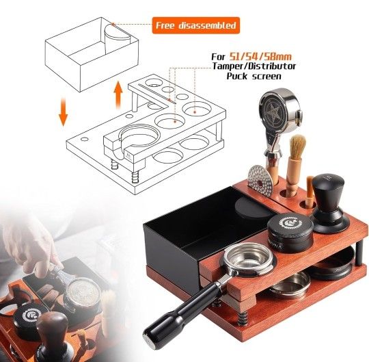 Expresso Knock Box Orginizer