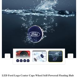 Floating Ford Light Up Center Caps