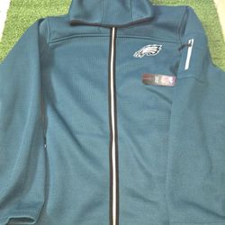 NFL Philadelphia Eagles Hooded Jacket Size L 