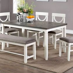 BRAND NEW 6PC DINNING TABLE SET $389