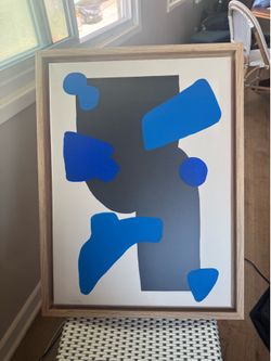 Framed Abstract Artwork