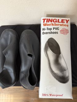 Rubber Overshoes Size 9.5-11 New