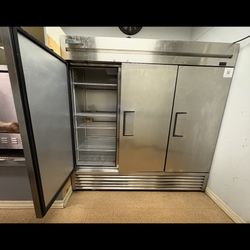True, commercial, 3 door cooler