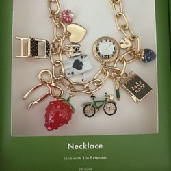 Kate Spade ♠️ Charm Necklace