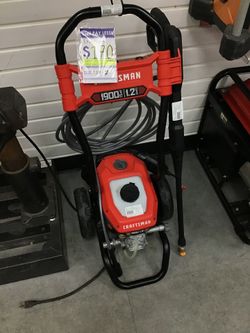 Crafsman electric pressure washer