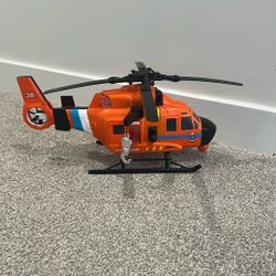 Coast Guard Rescue Helicopter – Lights & Sounds - Spinning Rotor