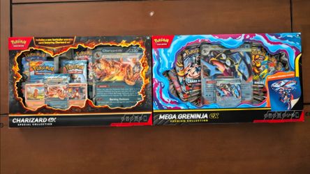 Pokemon Charizard & Greninja Box Bundle