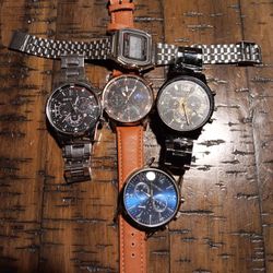 Lot Of Working Men's Watches