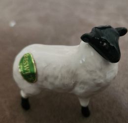 Beswick England Black-Faced Sheep Figurine