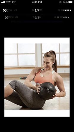 New Sealed Box 20 lb Dead Weight Slam Ball Medicine Ball, Not Included Trainer