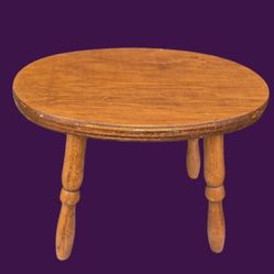 Antique Wooden Foot stool rest Indoor pot stand