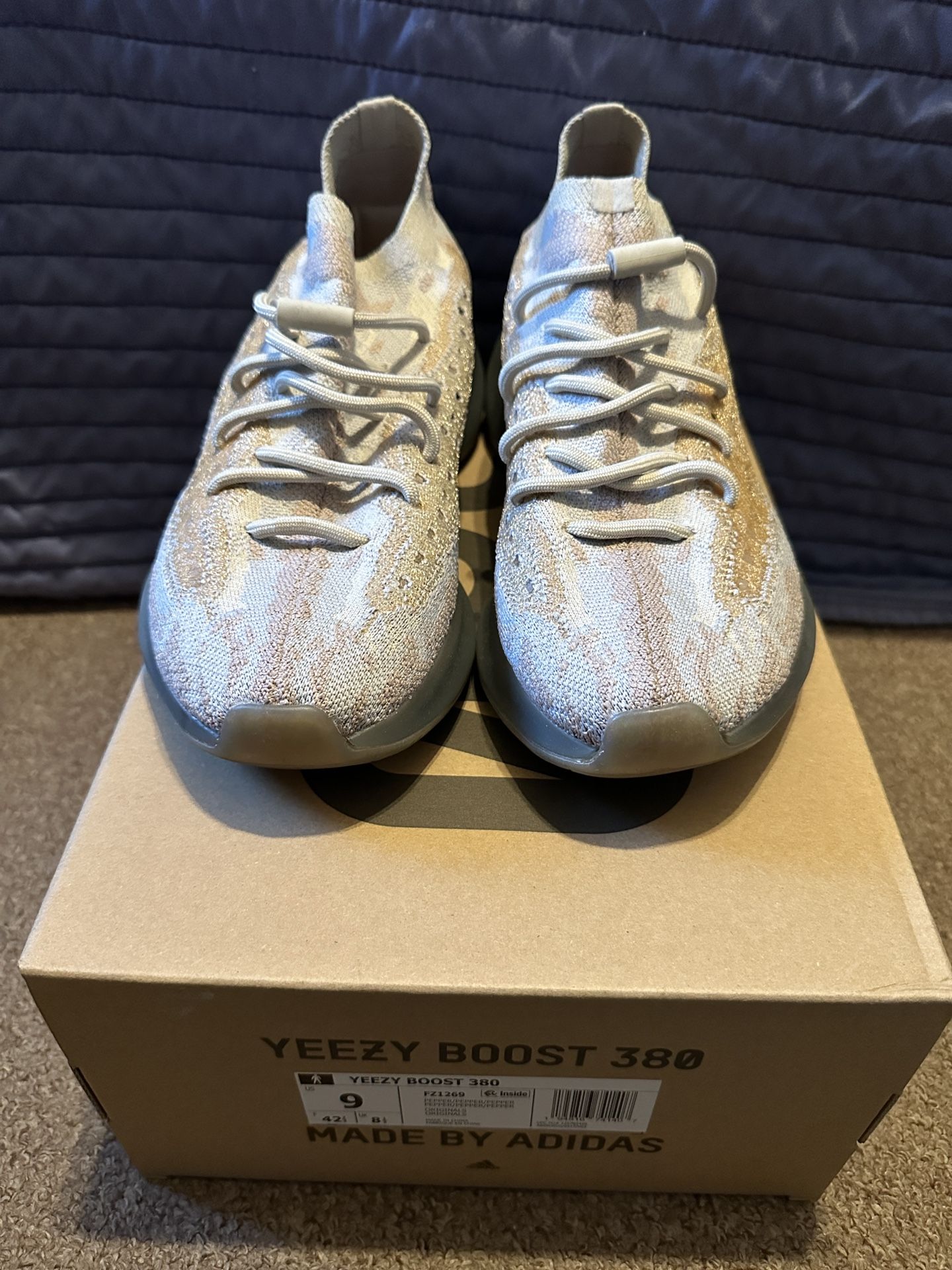 adidas gazelle silver green womens Adidas Yeezy Boost Alien 380 Pepper Light Gray Brown Lace Up Sneakers –  Miami Lux Boutique