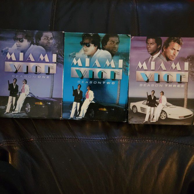 Miami Vice/Seasons 1,2 &3/DVDs 