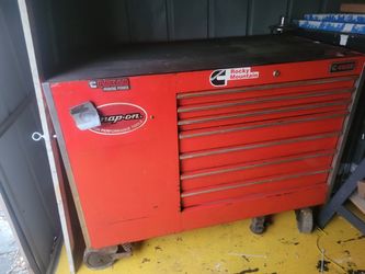 Snap-on Red Rolling Tool Cabinets plus Proto